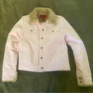 Pink Paris Blues Corduroy Jacket Size S